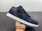 Air Jordan 1 Low Navy Black Snakeskin FJ5478-010 (2023) - 2