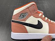 Air Jordan 1 Mid SE Orange Suede (GS)  DV1336-800 - 5