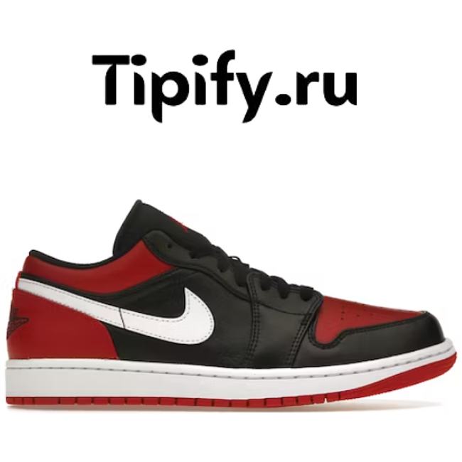 Air Jordan 1 Low Alternate Bred Toe  553558-066 - 1