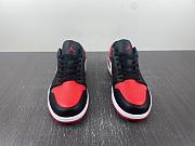 Air Jordan 1 Low Alternate Bred Toe  553558-066 - 4