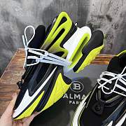 Balmain Unicorn Low-Top Black Yellow  YM0VJ309KNET - 2