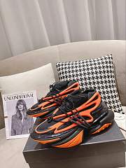 Balmain Unicorn Low-Top Orange Black  YM1VJ309KNCA - 2