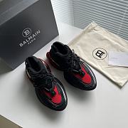 Balmain Unicorn Low 'Black Red' AM1VJ309TNCS EGU - 6