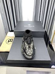 Balmain Unicorn Low 'Ivory Black Monogram' YM0VJ309KPNR GFE - 5