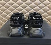 BALMAIN Men's B-East Mesh and Suede Trainers  - 2