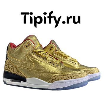 Air Jordan 3 Yellow Gold 