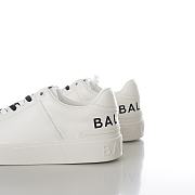 BALMAIN White B-Court Sneakers 231251M237060 - 6