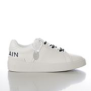 BALMAIN White B-Court Sneakers 231251M237060 - 4