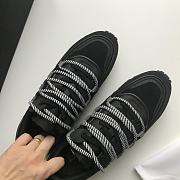 BALMAIN Black Racer Micro Pearl Sneakers 231251M237041 - 2