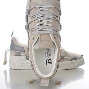 BALMAIN Gray B-Court Sneakers 231251M237030 - 4