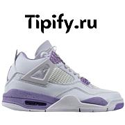 Air Jordan 4 White Purple Oreo Custom - 1