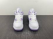 Air Jordan 4 White Purple Oreo Custom - 6