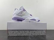 Air Jordan 4 White Purple Oreo Custom - 4