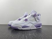 Air Jordan 4 White Purple Oreo Custom - 3