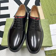 Gucci Web Lace Up Black Leather  _472749 AZM30 1060 - 2