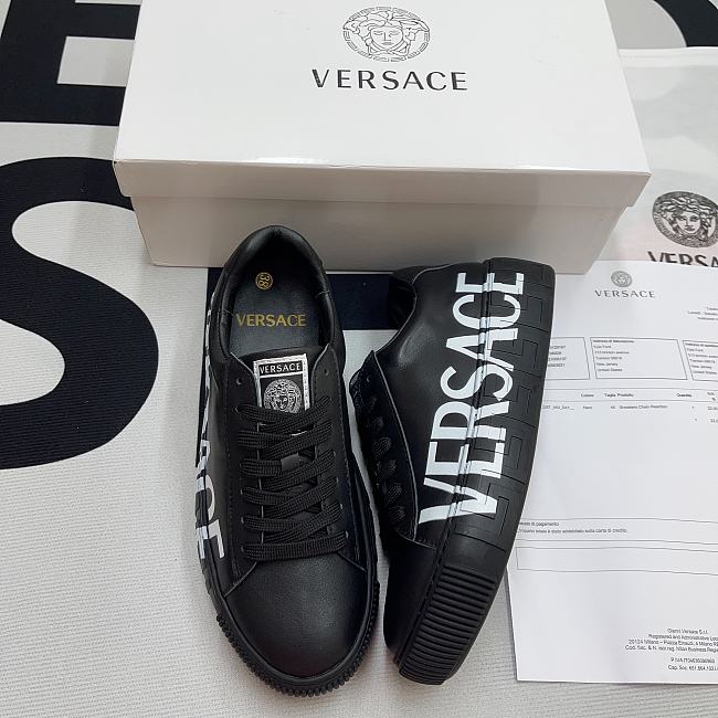 Versace Medusa Greca Low Black Black White  DSU8404-DV51G_D4101 - 1