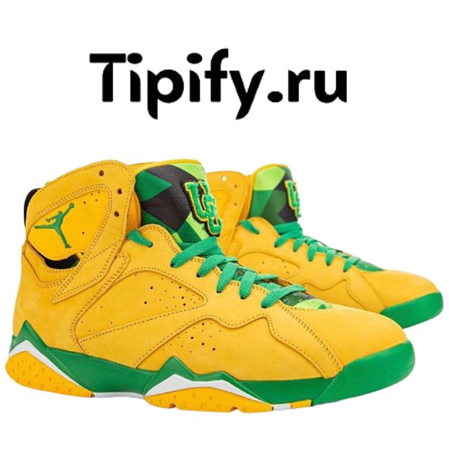 Limited Edition Air Jordan 7 Generation Yellow Green Original Version - 1