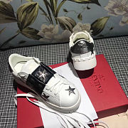 VALENTINO GARAVANI Leather Star Trainers In Multi  - 2