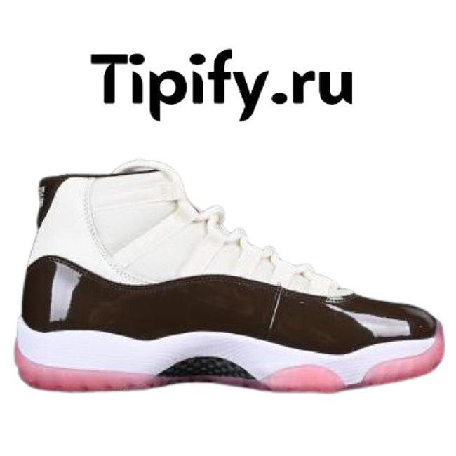 Air Jordan 11 Neapolitan Black Brown Pink White Custom - 1