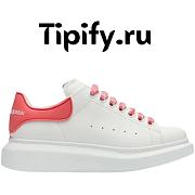 Alexander McQueen Wmns Oversized Sneaker 'White Coral' 621056 WHXMT 9097 - 1