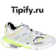 Balenciaga Track In White And Neon Green  - 1