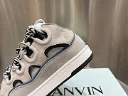 LANVIN LEATHER CURB SNEAKERS GREY FM-SKRK11-DRAG-A231340 - 6