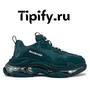 Balenciaga Triple S Clear Sole Full Dark Green  541624W2GA13210 - 1