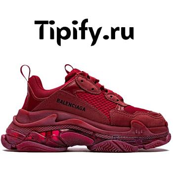 Balenciaga Triple S Sneaker Wine Red