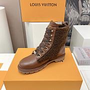 Louis Vuitton | Plain Toe Rubber Sole Casual Style Sheepskin Street Style - 3