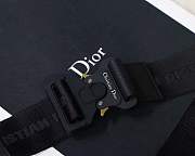 Dior Mini Saddle Bag Black  3H 8.3W 1.2D - 3