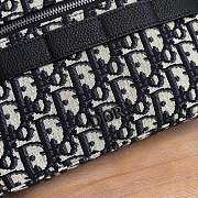 Dior Safari Messenger Bag Dior Oblique Jacquard Beige/Black  6H 8.5W 2.5D - 6