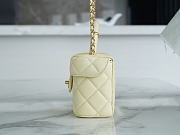 Chanel Small Vanity Case Lambskin 'Light Yellow' AS3973-B10657-NN289 - 2