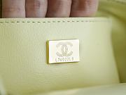 Chanel Small Vanity Case Lambskin 'Light Yellow' AS3973-B10657-NN289 - 6