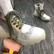 Rick Owens MULTICOLOR TRANSPARENT LEATHER SNEAKERS Custom - 2