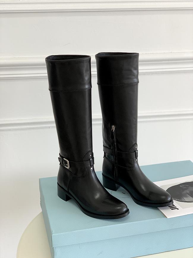 Prada Leathers Riding Boots - 1