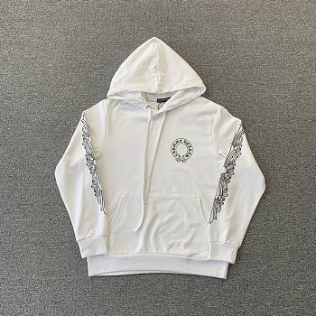 Chrome Hearts Floral Horseshoe Hoodie 'White' 1383 100000106HSFH WHIT