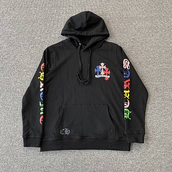 Chrome Hearts Cross Hoodie 'Black/Multicolor' 1383 100000106CH BKMC