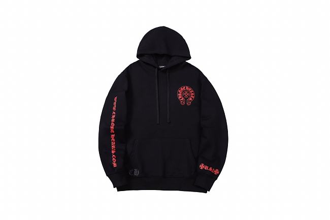 Chrome Hearts Horse Shoe Hoodie (Web Exclusive) 'Black'  1383 100000106HSHW BLAC - 1