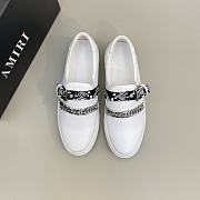 Amiri Bandana Chain Slip On White  Y0F23273LE-WHT - 1