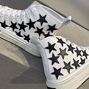 AMIRI Stars high-top sneakers White_Black AMRQ4736WHT97Z1100 - 2