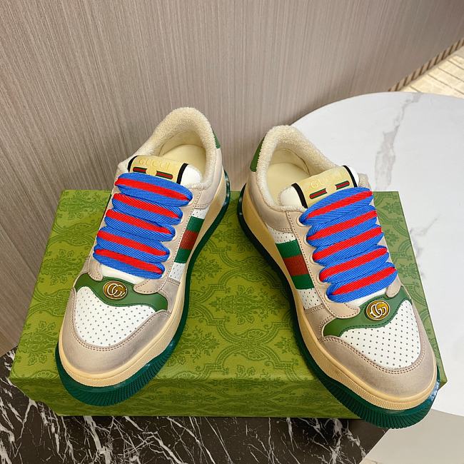 GUCCI Double Screener leather sneakers P00810545 - 1