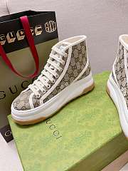 GUCCI GG canvas high-top sneakers P00810431 - 2