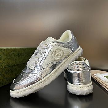 GUCCI MAC80 metallic leather sneakers  P00810467