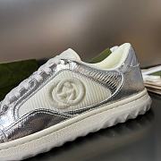 GUCCI MAC80 metallic leather sneakers  P00810467 - 4