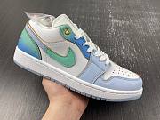 Air Jordan 1 Low Appears With Blue Gradients And Golden Accents FN8899-131 Release Date: Jul 26th, 2023 - 2