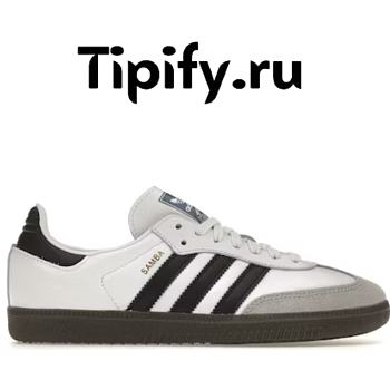 Adidas Samba OG Cloud White Core Black  BZ0057/B75806