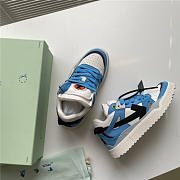 OFF-WHITE Sponge Mid-top Sneakers In Blue  - 2