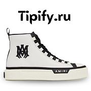 Amiri M.A. Logo Court High 'White Black' PS22MFS015 111 - 1