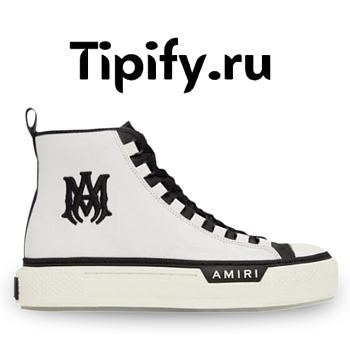 Amiri M.A. Logo Court High 'White Black' PS22MFS015 111