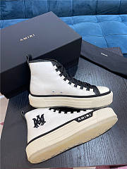 Amiri M.A. Logo Court High 'White Black' PS22MFS015 111 - 3